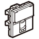 开云开关插座 奥特 陶瓷白 方形电话RJ11插座模块 2M